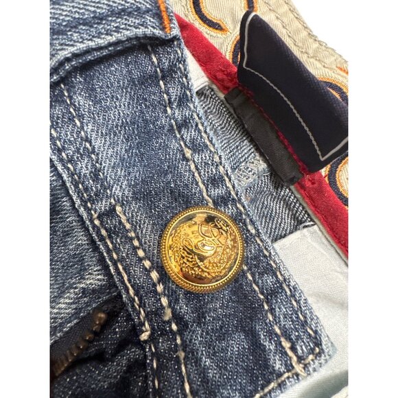 Coogi Mens Y2K Blue Denim Jeans 34L 34W SKU 7602 - Picture 9 of 14